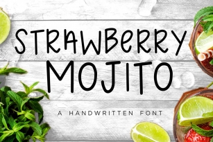 Strawberry Mojito Font Download