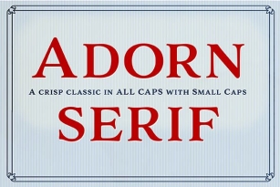Adorn Serif Smooth Font Download