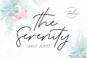 The Serenity Font Download