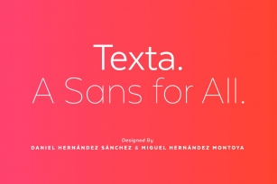 Texta Complete Family Font Download