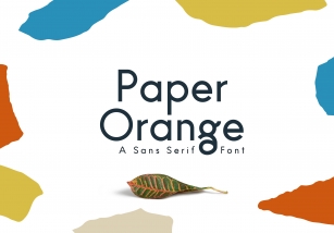 Paper Orange Family Font Download