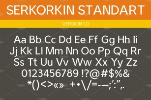 Serkorkin Standart Font Download