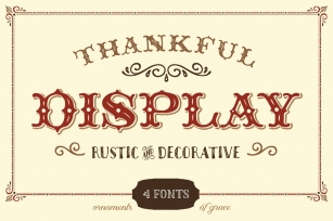 Thankful Display Font Download