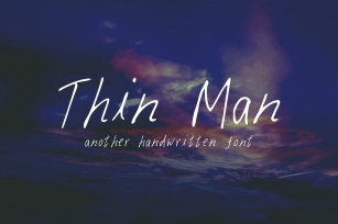 Thin Man Font Download