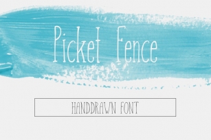 Picket Fence Font Download