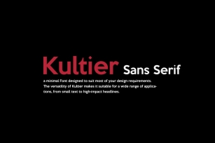 Kultier Font Download