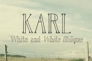 Karl White Font Download