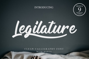Legilature with BONUS Font Download