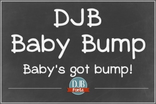 DJB Baby Bump Font Download