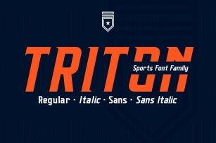 Triton Sports Family Font Download