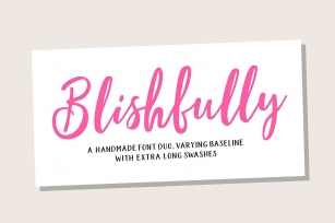 Blishfully Duo Font Download