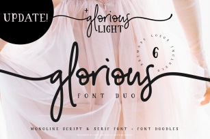 Glorious Duo + Extras Font Download
