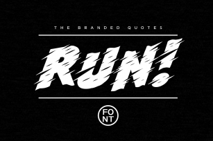 Run! + Arcade Text Tutorial Font Download