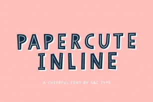 Papercute Inline Collection Font Download