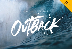 Outback Brush Font Download