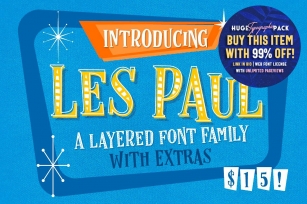 Les Paul • Family Font Download