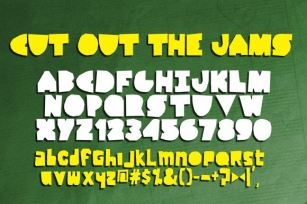 Cut Out The Jams Font Download