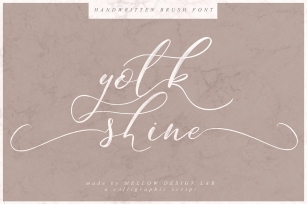 Shine Yolk Font Download