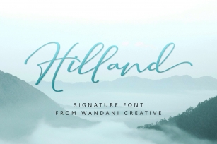 Hilland Font Download