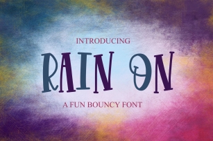 Rain On Font Download