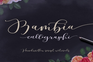 Bambia Calligraphy Font Download