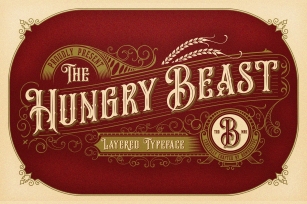 Hungry Beast Layered Font Download