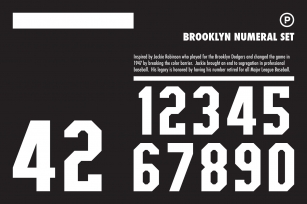 Brooklyn Numeral Set Font Download
