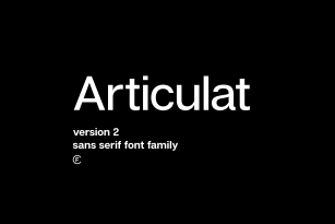 Articulat CF: utilitarian sans serif Font Download