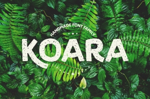 Koara / handmade font family Font Download
