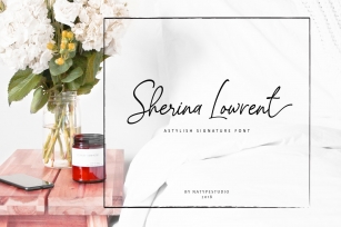 Sherina Lowrent Font Download