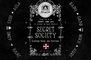 Handmade SecretSociety Font Download
