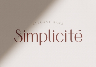 Simplicite' Font Download