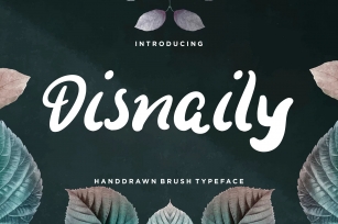 Disnaily Handdrawn Brush Font Download