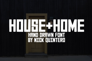 House  Home Font Download