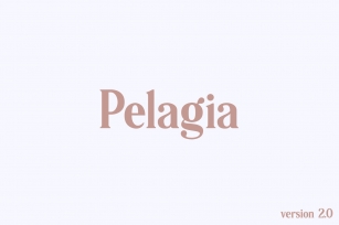 Pelagia Typeface Font Download