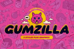 Gumzilla Plus Graphic Pack Font Download