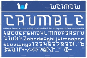 crumble font Font Download