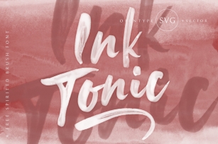 Ink Tonic Font Download