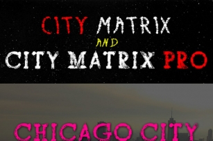 City Matrix with Pro Version Font Download