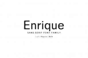 Enrique Sans Serif Family Font Download