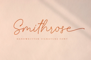 Smithrose Font Download