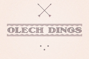 OLECH DINGS Font Download