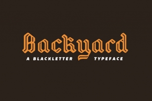 Backyard Font Download