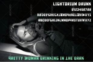 Lightorium Drunk Font Download