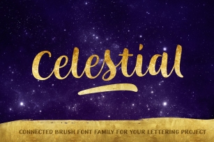 Celestial Brush + bonus! Font Download