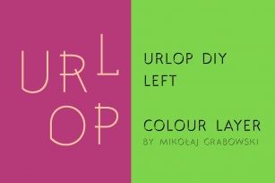 URLOP DIY Left Font Download