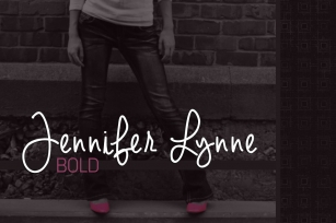 Jennifer Lynne Bold Font Download