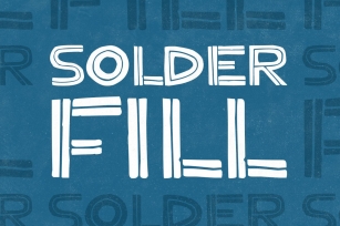 Solder Fill Font Download