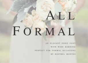 All Formal by Kestrel Montes Font Download