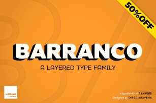 Barranco Promo · 50% Off! Font Download